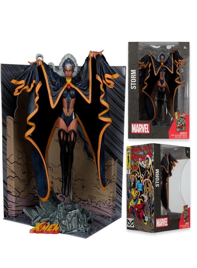 McFarlane Toys - Marvel Storm 1:10th Scale Collectible with Scene (Marvel Tales Featuring Spider-Man and The X-Men #236) - Image 4